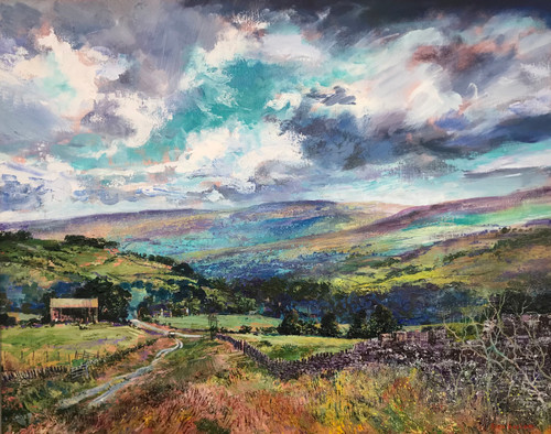 View of Allendale above Catton from Plitty Lane  by Ben Haslam