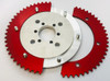 Split Sprockets for 40 Chain Red