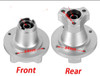  Mini Bike Rear Hub. CNC Alloy Rear Wheel Hub  For  Z50 Monkey. 12mm. Silver