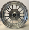 10 inch Mag aluminum wheel set. Both wheels 3.5 inches wide