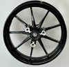 10 Inch mini bike wheel 2.25 inches wide. 12mm bearings Black 