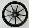 10 Inch mini bike wheel 2.25 inches wide. 12mm bearings Black 