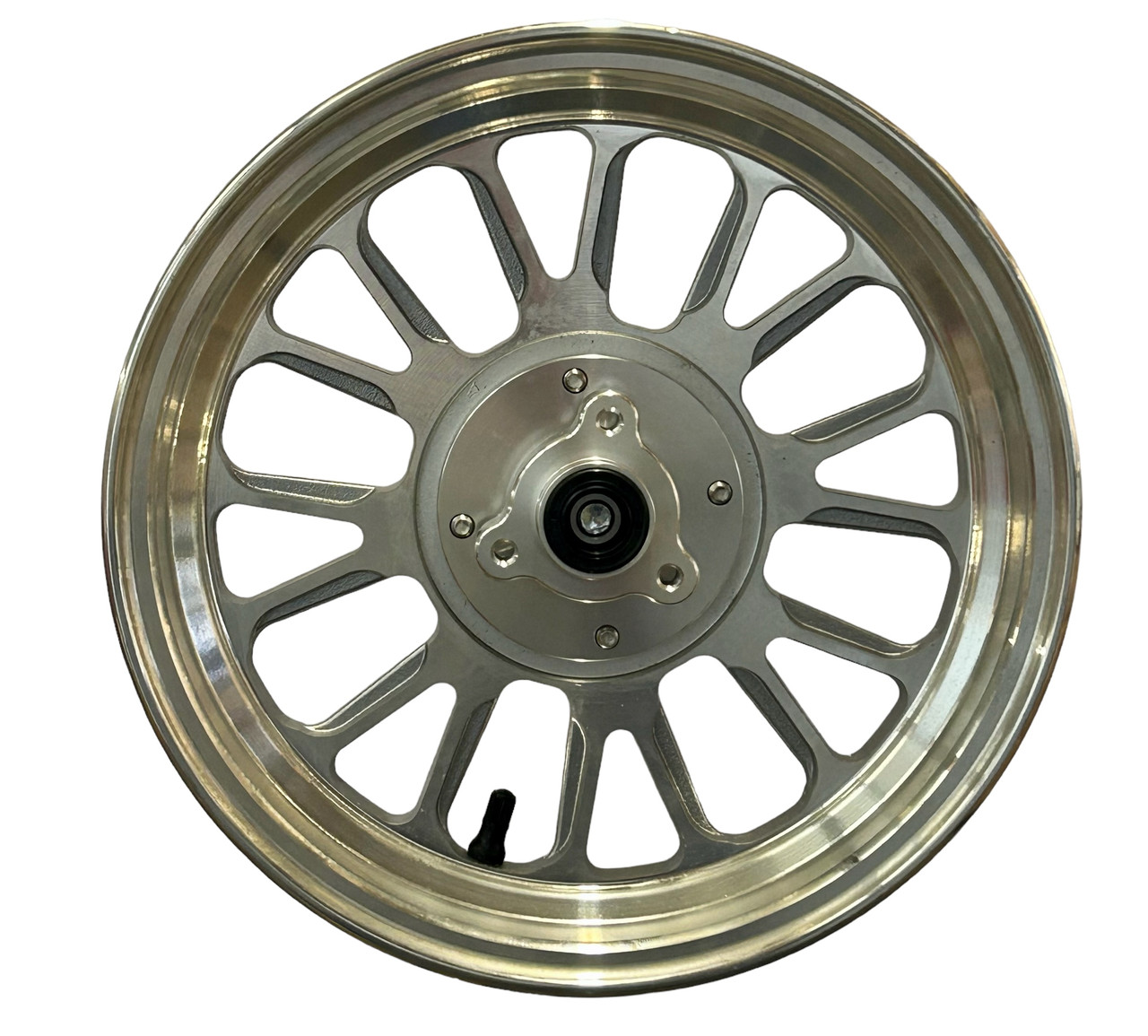 12 Inch Machined Aluminum Front Wheel and Hub