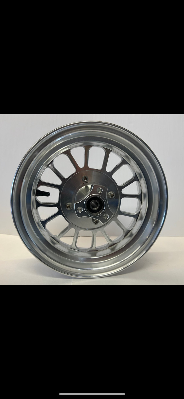 12 Inch Machined Aluminum Front Wheel and Hub