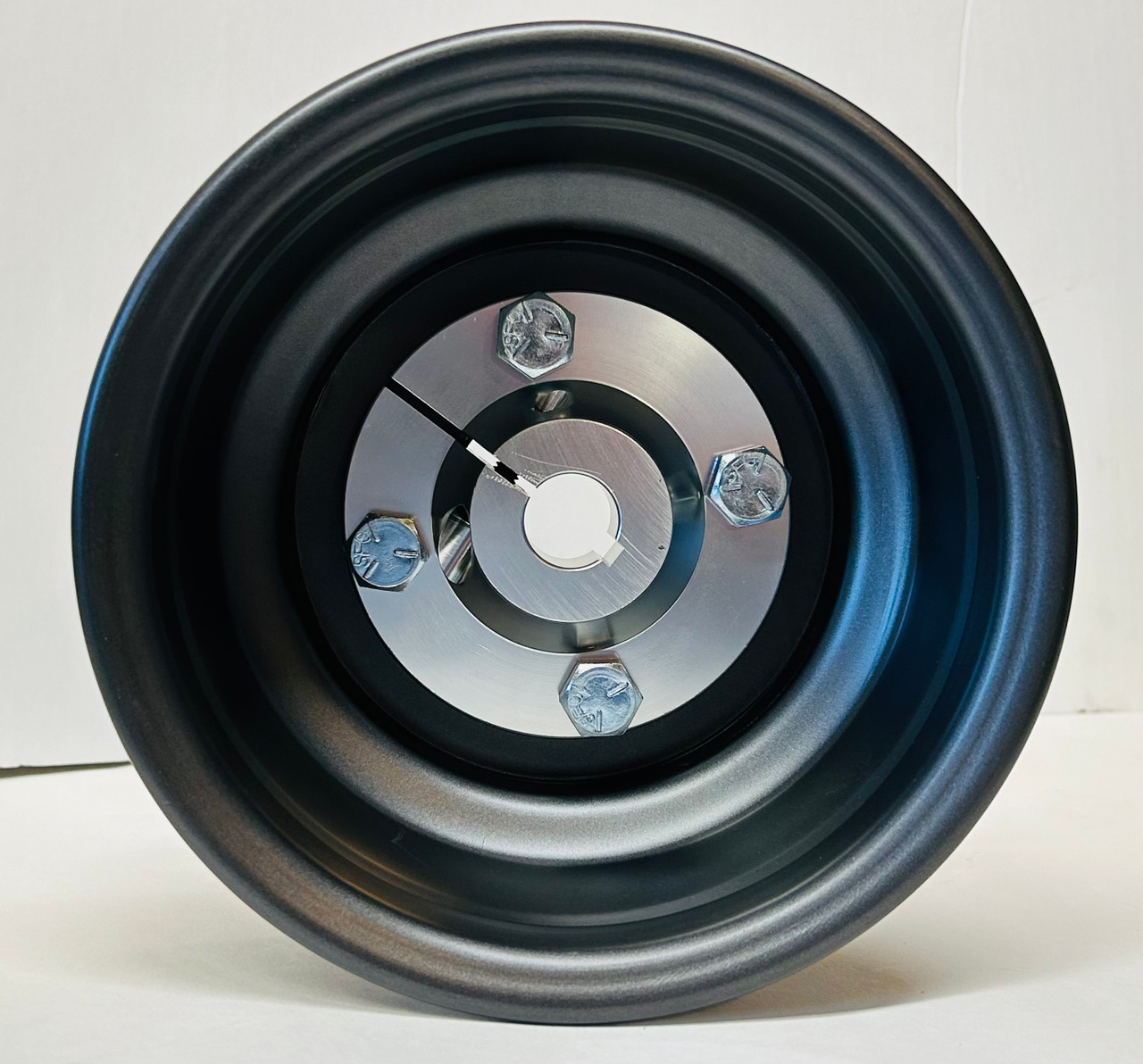 8 x 7  Aluminum Wheel and 1 inch hub for 1 inch Axles