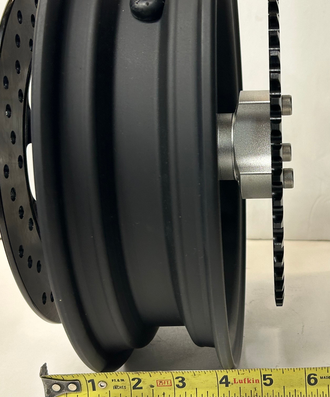 10 Inch  Aluminum Wheel set both wheels are 2.5 inches wide.  