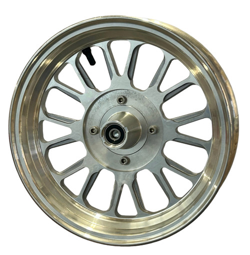 12 Inch Machined Aluminum Front Wheel and Hub