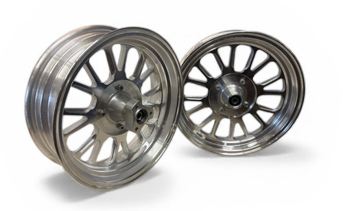 12 Inch Wheel Set, Mag Wheel Aluminum-Silver