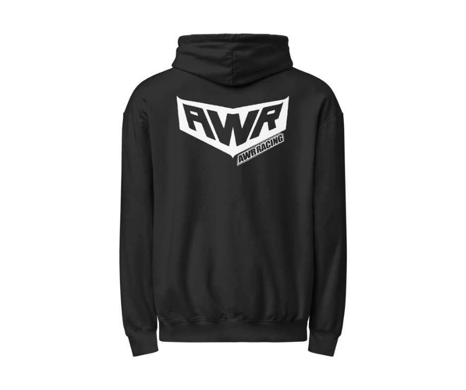 AWR Racing Classic Hoodie White Logo