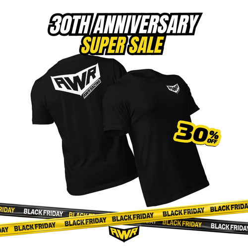 AWR Racing Classic T-shirt White Logo