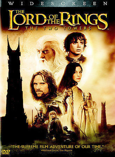 The Lord of the Rings: The Two Towers (DVD, 2003, 2-Disc Set) VG+ condition!