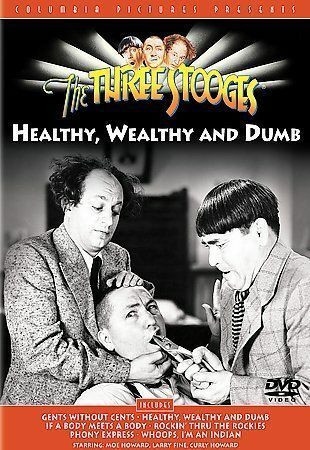 Three Stooges - Healthy Wealthy & Dumb ~ DVD ~ Mint Condition + Fast Shipping!