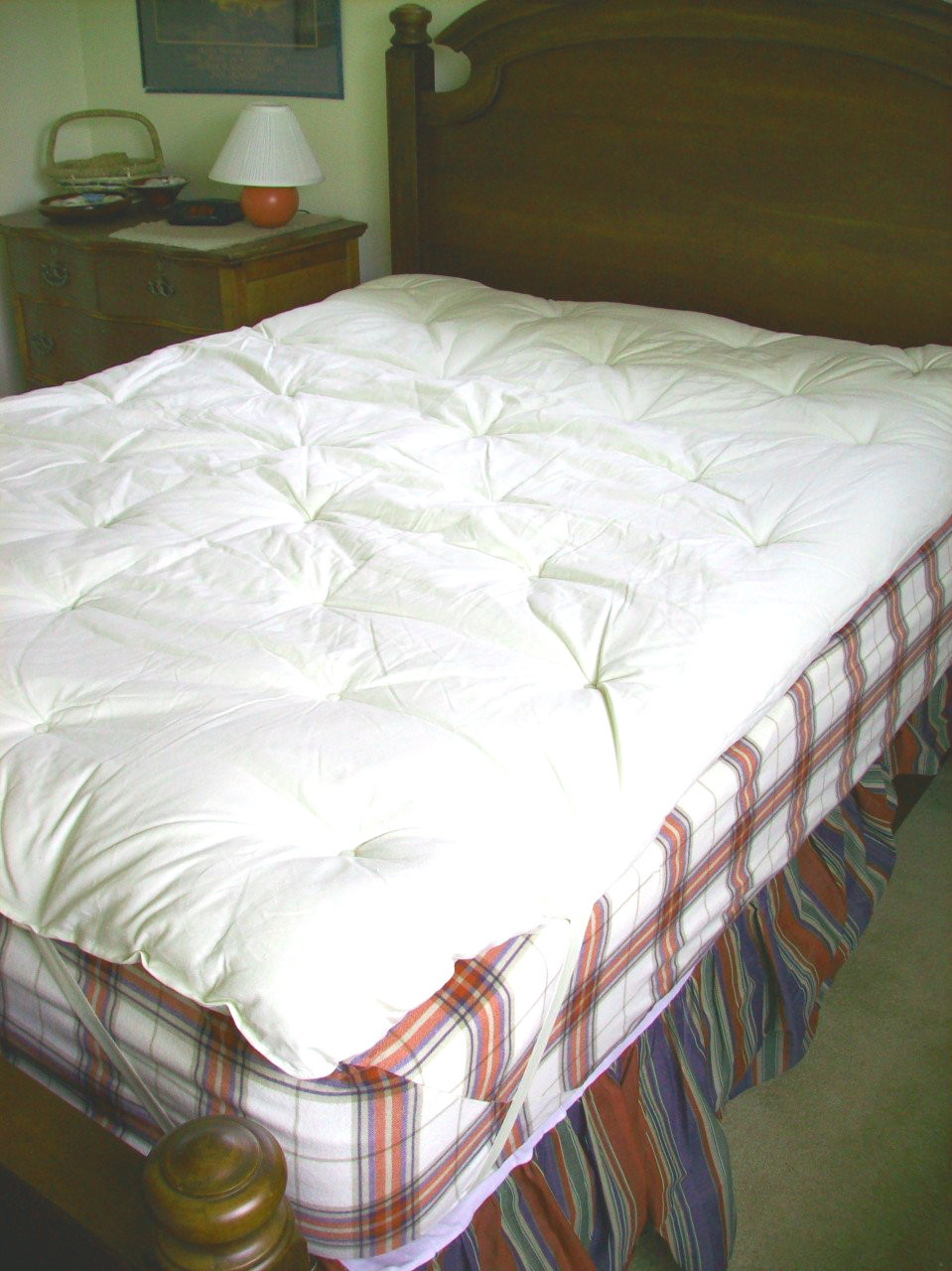 thick crib mattress pad