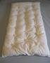 Crib Or Toddler Mattress Topper - Wool Filled Natural Hemp And Organic Cotton