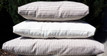 choose your size and fabric, the striped ticking or off-white muslin; they are both 45% Hemp, 55% Organic Cotton.