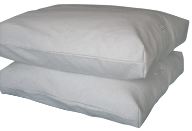 Eco Wool Travel Pillow With Free Hemp Cotton Pillowcase