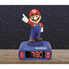 Super Mario Childrens Clock with Night Light