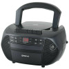 Groov-e GVPS833BK Traditional Boombox Portable CD & Cassette Player with Radio - Black