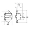 Blue Sea Systems 285-Series Marine Circuit Breaker - 60A