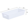 Wham Studio Tray 11x25cm Rectangular 2.01 Ice White