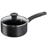TEFAL ESSENTIAL 5 PIECE NON-STICK PAN SET - BLACK