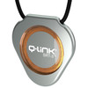 Q-Link SRT-3 Triangle Acrylic Pendant - Silver