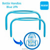 MAM Bottle Handles│Cup Holder│Baby's Fedding Bottle Support│Sky│2Pk│0+m