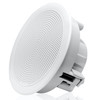 Fusion FM-F65RW 6.5" 120W Flush Mount Round Marine Speakers