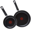 Tefal Taste 20 cm/ 28 cm Twin Pack Frying Pan Set, Non Stick -Black