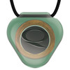 Q-Link SRT-3 Triangle Acrylic Pendant - Translucent Jade