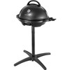 George Foreman 22460 Indoor/Outdoor BBQ Grill│Non-Stick Barbecue│Free Stand
