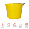 Red Gorilla 15L Premium Bucket Yellow