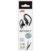 JVC HAEB75BN Sports Earphones with Adjustable Clip - Black