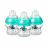 Tommee Tippee Advanced Anti-Colic Baby Feeding Bottle 150ml¦Heat Sensing¦3 Pack