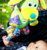 LAMAZE Pupsqueak, Clip on Pram and Pushchair Newborn Baby Toy, Sensory Toy for Babies Boys and Girls from 0 to 6 Months
