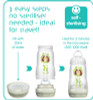 MAM Easy Start Self Sterilising Anti-Colic Baby Bottle 3 Pack (3 x160 ml) with Slow Flow MAM Teats Size 1, Newborn Essentials, Blue (Designs May Vary)