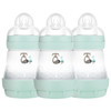 MAM Easy Start Self Sterilising Anti-Colic Baby Bottle 3 Pack (3 x160 ml) with Slow Flow MAM Teats Size 1, Newborn Essentials, Blue (Designs May Vary)