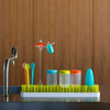 TOMY Boon PATCH Countertop Drying Rack For Baby Bottles And Accessories | Stylish Nursery Accessories Ideal Baby Shower Gift | Baby Essentials for New Parents| BPA Green