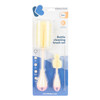 Kikka Boo Baby Milk Bottle & Teat Brush Cleaning Bristle Set│BPA Free│Pink│3Pk