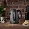 Russell Hobbs 21271 Textures Plastic Kettle|1.7 L|3000 W|Washable Filter|Black