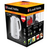 Russell Hobbs 21270 Textures Cordless Plastic Kettle│Washable Filter│1.7 L│3000W