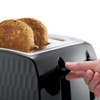 Russell Hobbs 26071 Honeycomb 4 Slice Toaster - Black