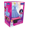 Lexibook RL800DP 3D Disney Princess Childrens Clock with Night Light