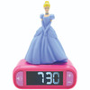 Lexibook RL800DP 3D Disney Princess Childrens Clock with Night Light