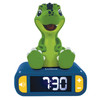 Lexibook RL800DINO 3D Dinosaur Childrens Clock with Night Light