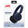 JVC HAS36W-A Deep Bass Wireless Bluetooth On Ear Headphones - Indigo Blue