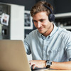 JVC HAS36W-A Deep Bass Wireless Bluetooth On Ear Headphones - Indigo Blue