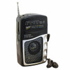 Lloytron Entertainer N2201BK AM/FM Portable Battery Pocket Radio +FREE Earphones