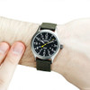 Timex T49961 Mens Expedition Watch Indiglo Night Light Date Nylon Strap - Green