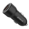 Groov-e GVMA124BK Dual USB-C & USB-A Car Charger Fast Charge 20W Power Deliery